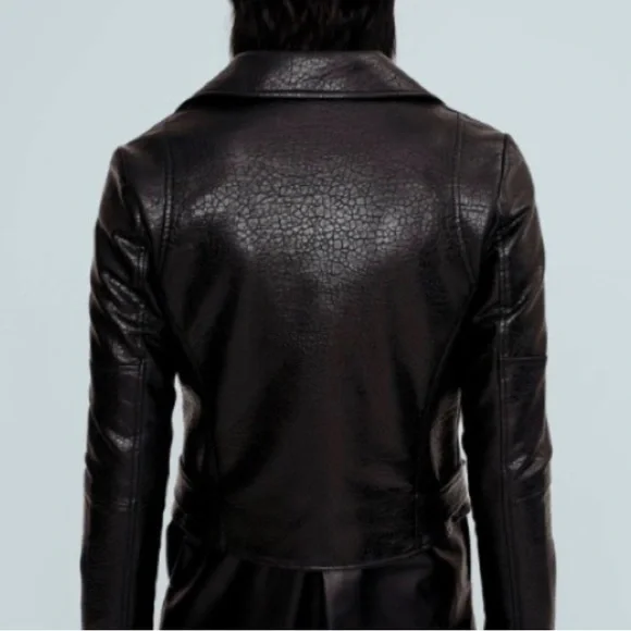 Black Leather Jacket - Picture 3 of 5